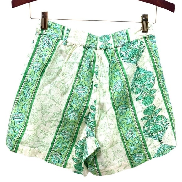 Roller Rabbit NWT Berrino High-Rise Sierra Botanical Floral Print Shorts Small - Picture 3 of 12